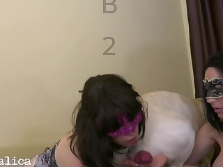 Tied Together As They Were. Dog Bounded Forward Dragging His Mate With Him Which Almost Caused Mommy To Fall Down The Stairs